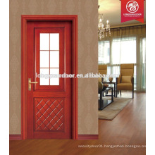 Alibaba modern top quality interior glass wood door for bedroom